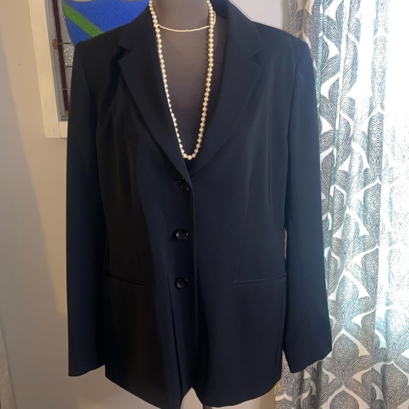 Philippe Adec Paris classic black blazer - Picture 1 of 9